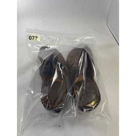 b.o.c born concept leather women's brown clogs mules size 10 pre-owned - Picture 15 of 15